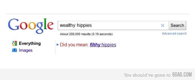 google wealthy hippies did you mean filthy hippies